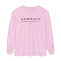 GYMNAST (Bars Beam Floor Vault) Long Sleeve Shirt - Red (Adult )
