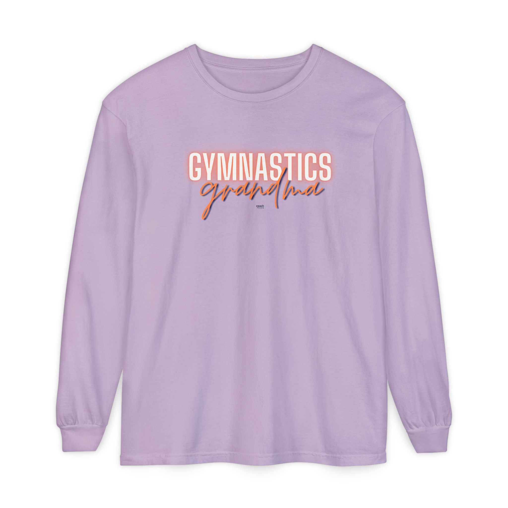 Glow Gym Gma Long Sleeve Shirt - Orange/Blue (Adult)