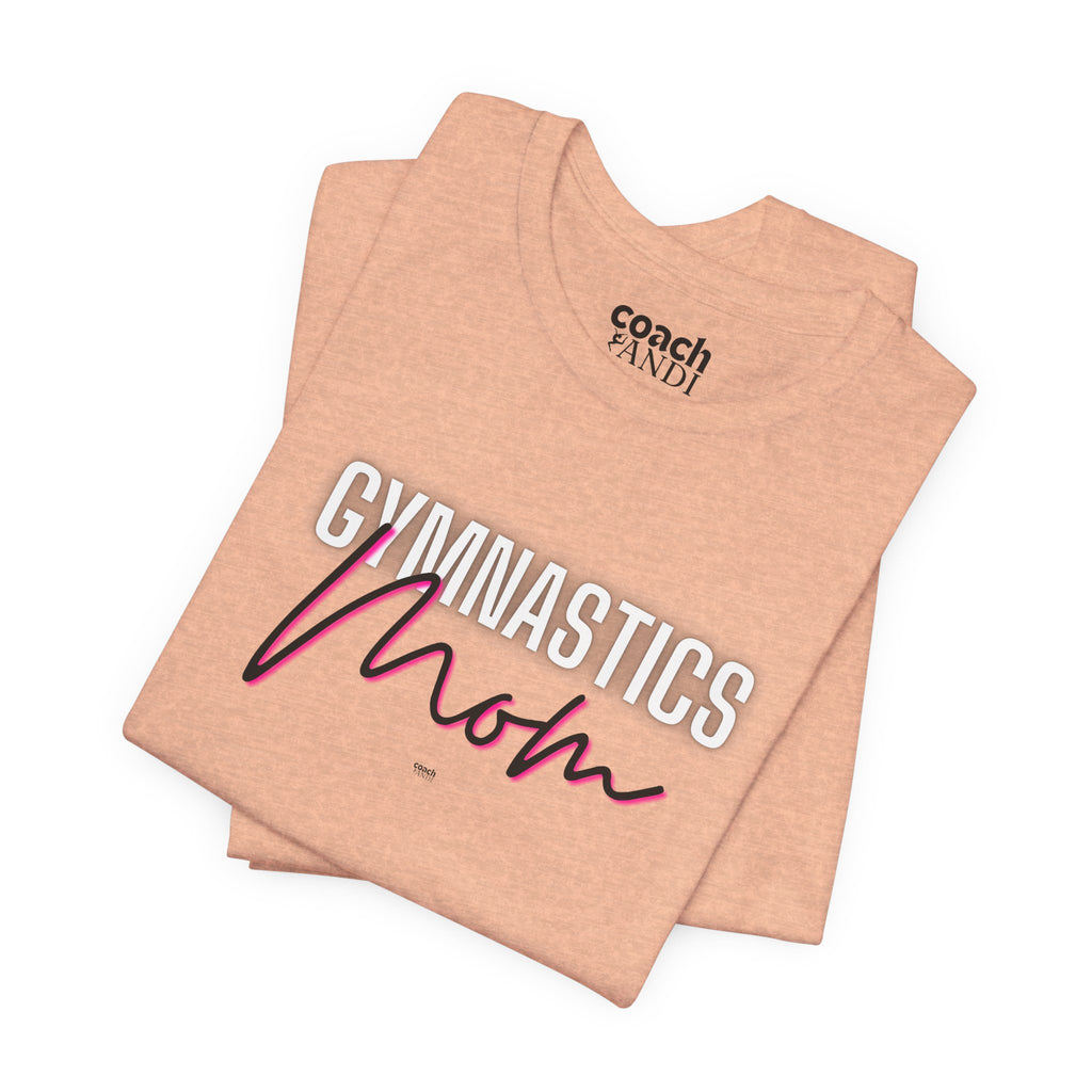 Glow Gym Mom Tshirt - Black/Pink (Adult)