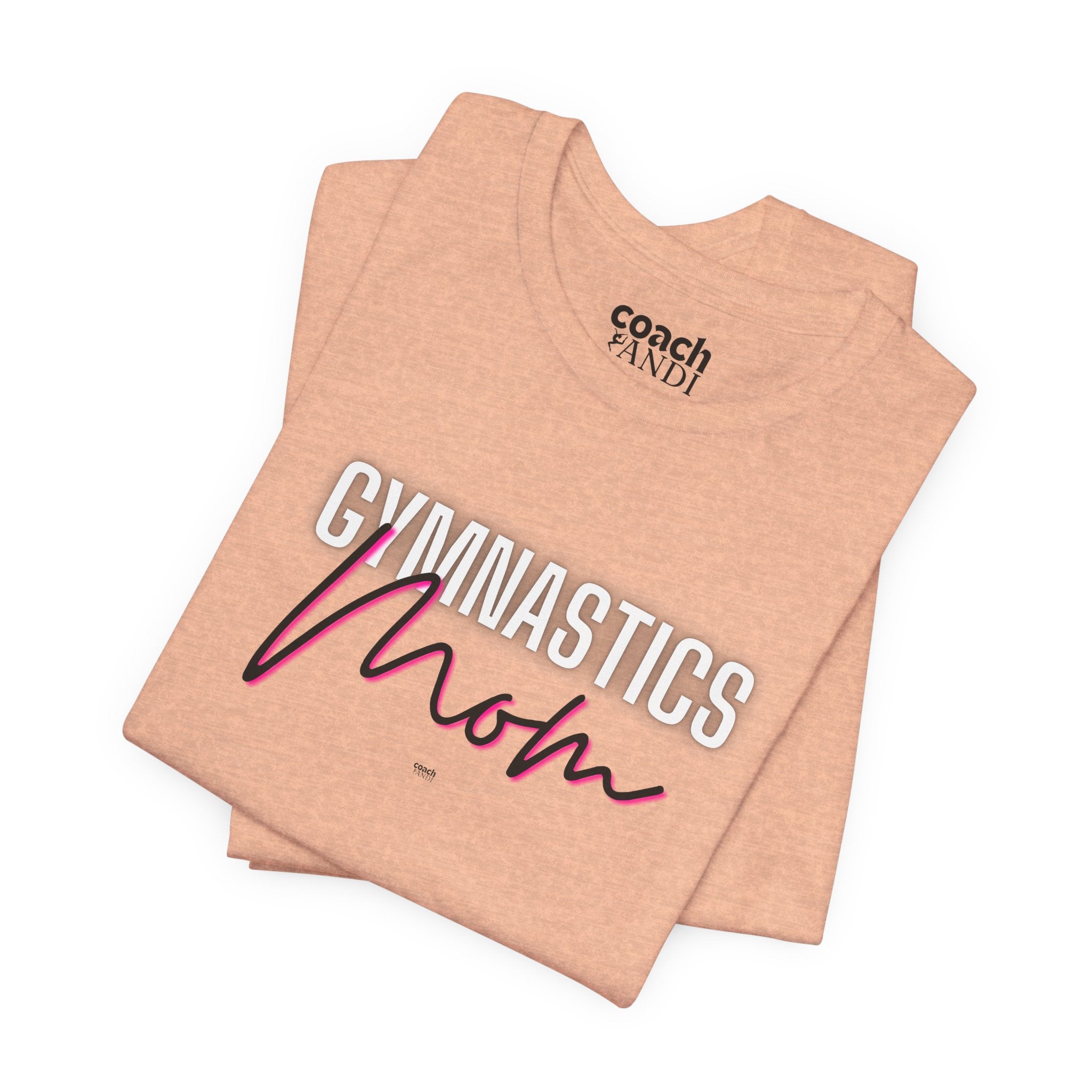 Glow Gym Mom Tshirt - Black/Pink (Adult)