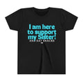 Sister Snack Support-Turquoise (Youth Short Sleeve Tee)