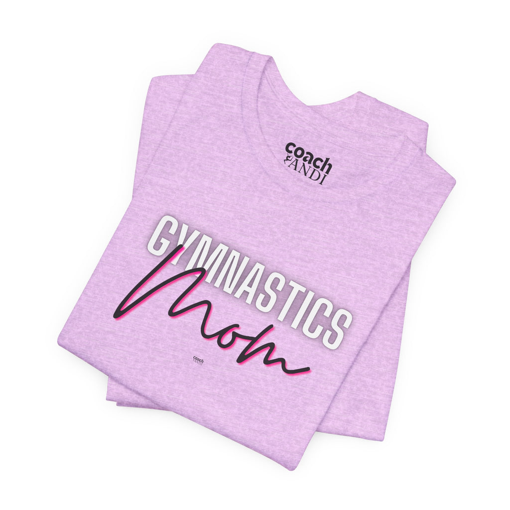 Glow Gym Mom Tshirt - Black/Pink (Adult)