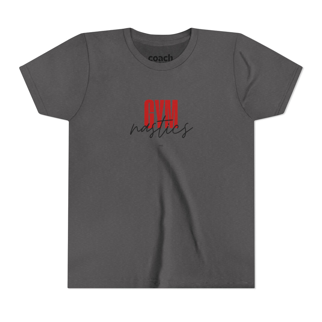 GYMnastics Short Sleeve Tee - Red (Youth)