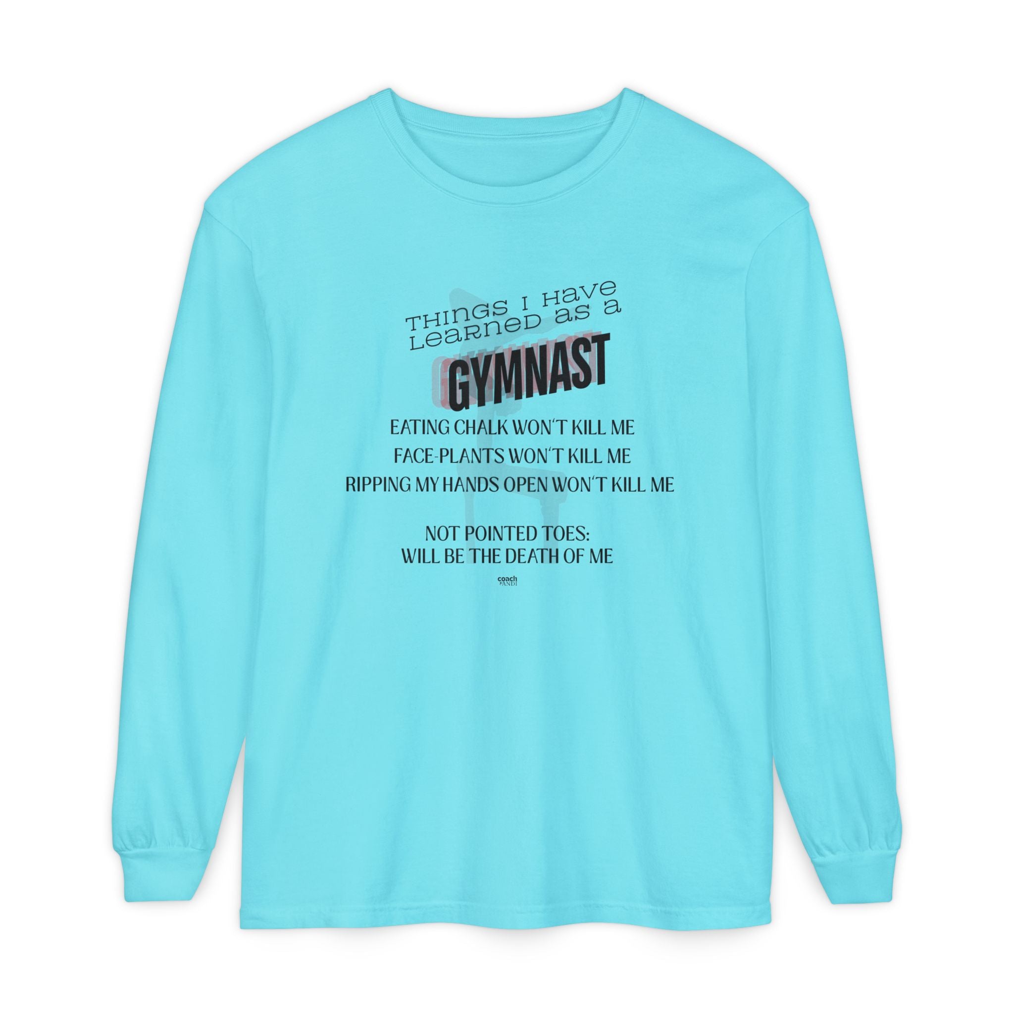Things I Learned as a Gymnast Long Sleeve Shirt - Red (Adult)