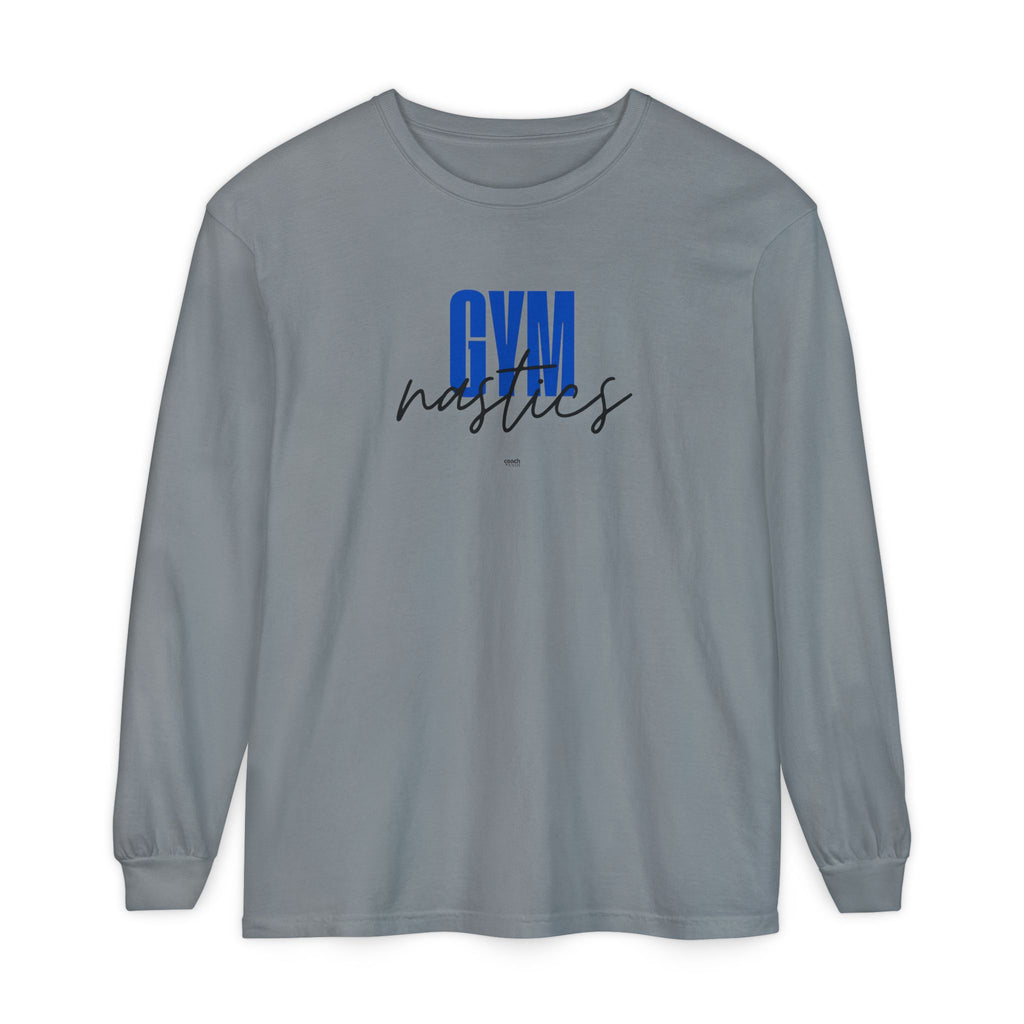 GYMnastics Long Sleeve Shirt - Blue (Adult)