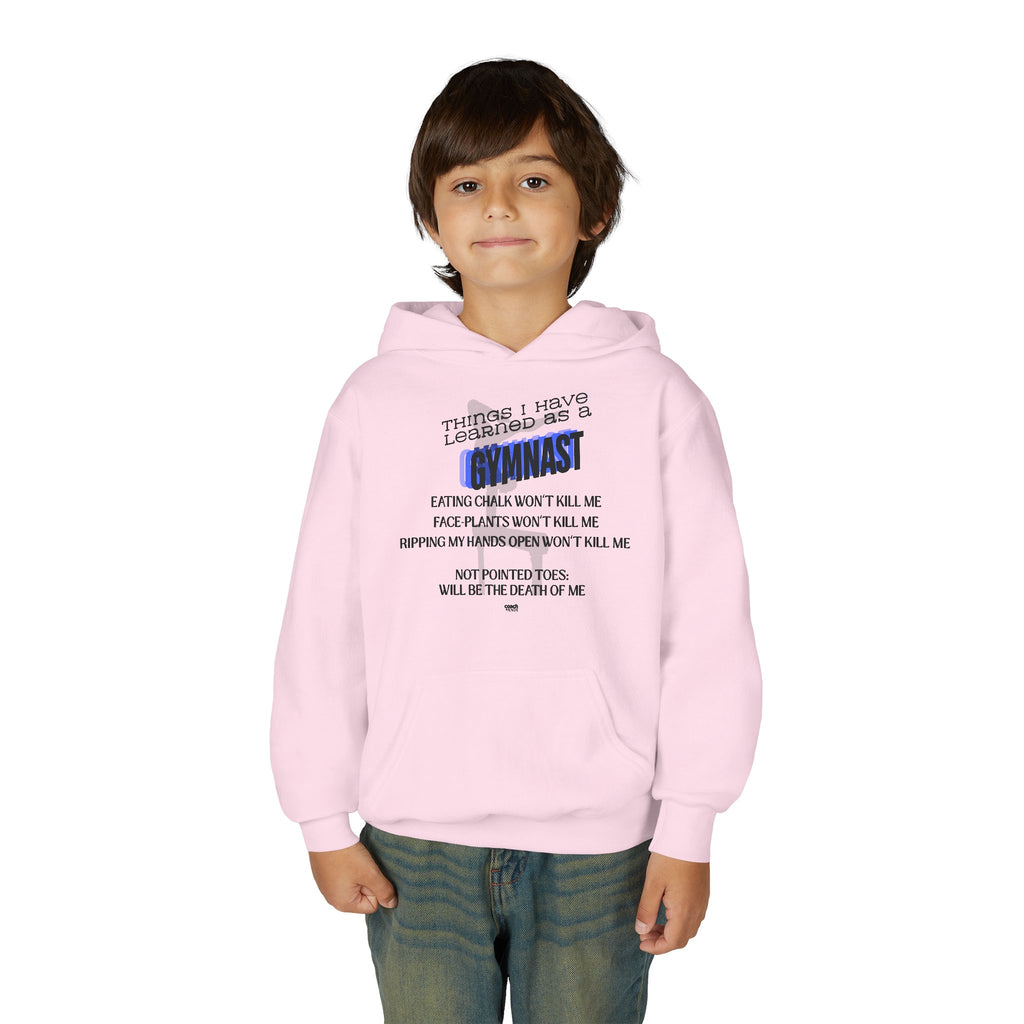 Things I Learned as a Gymnast Hoodie - Blue (Youth)
