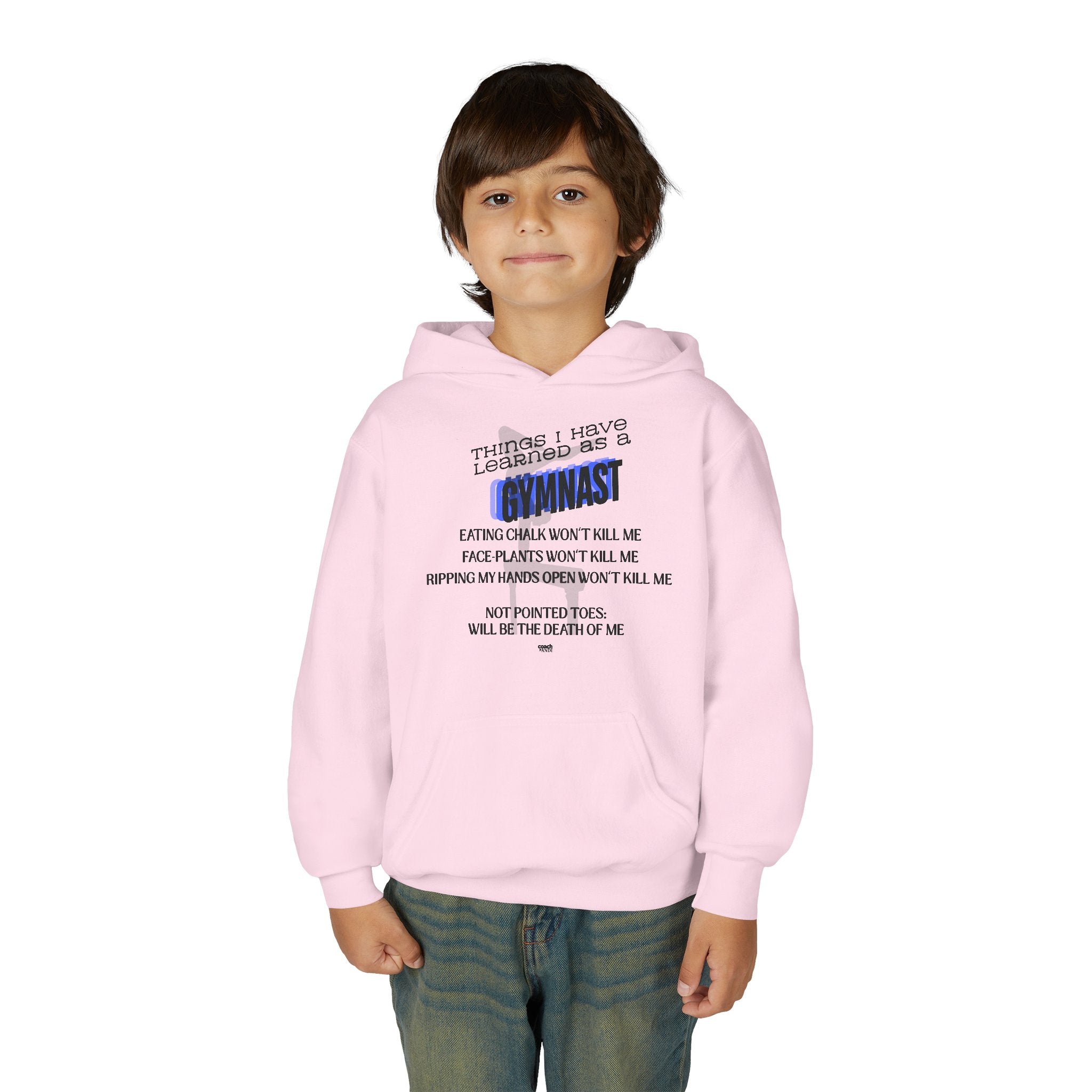 Things I Learned as a Gymnast Hoodie - Blue (Youth)