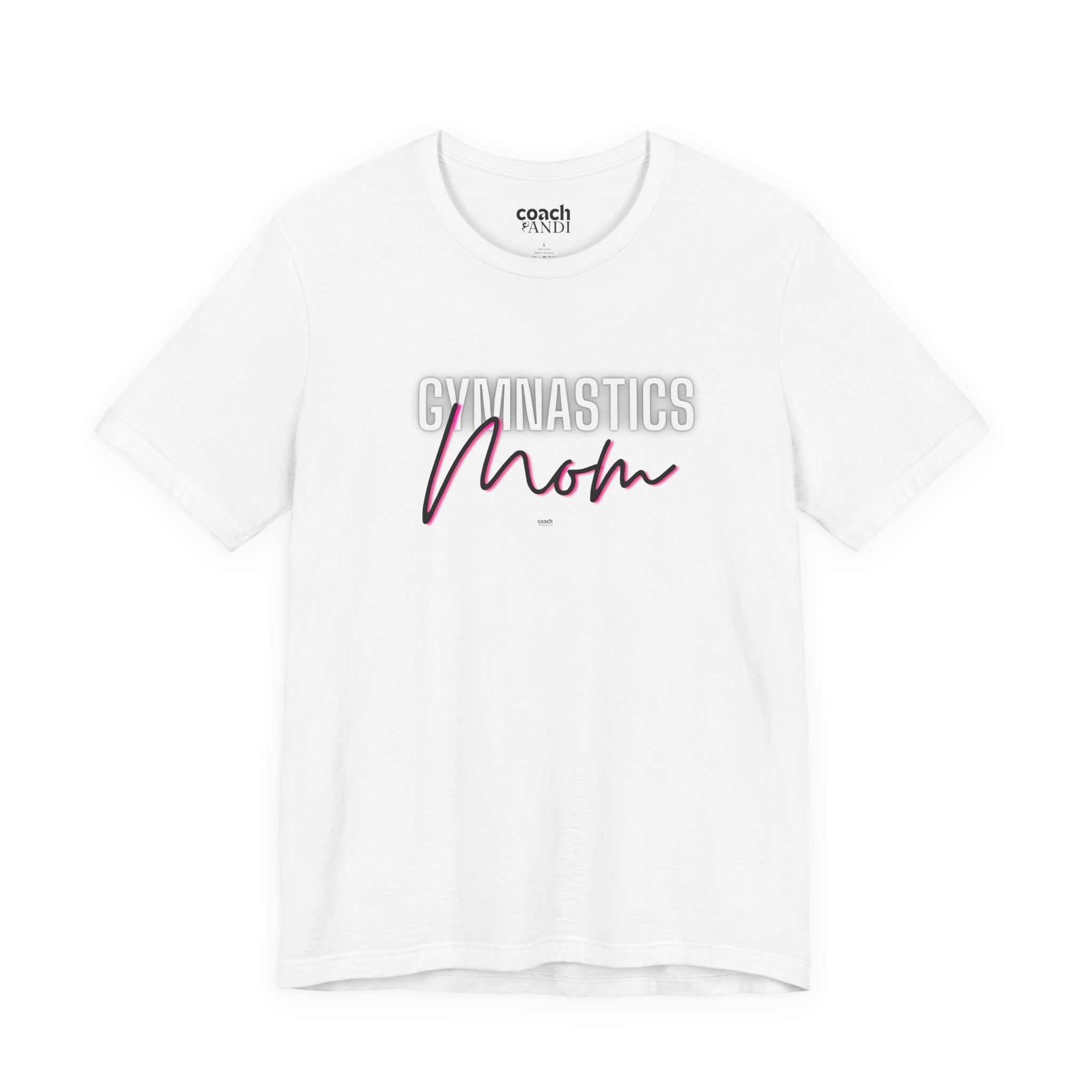 Glow Gym Mom Tshirt - Black/Pink (Adult)