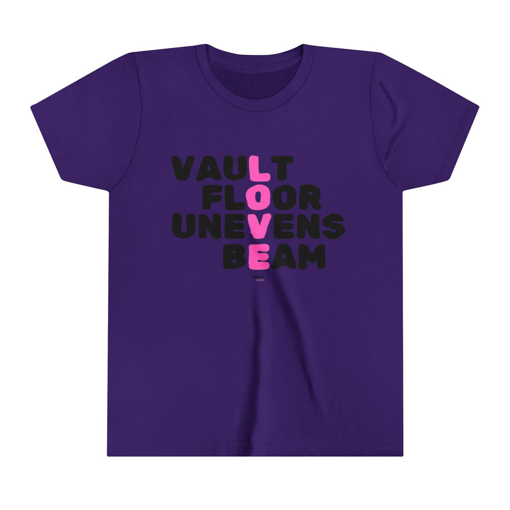 Born to be a Gymnast (Youth Short Sleeve Tee)