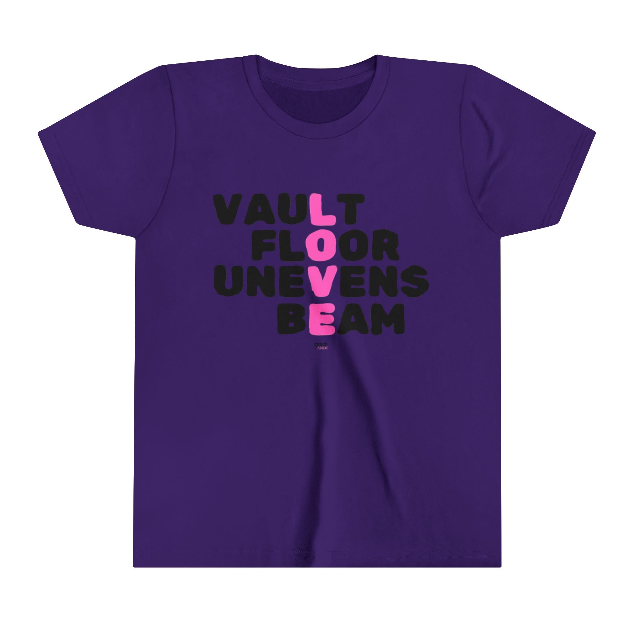 Born to be a Gymnast (Youth Short Sleeve Tee)