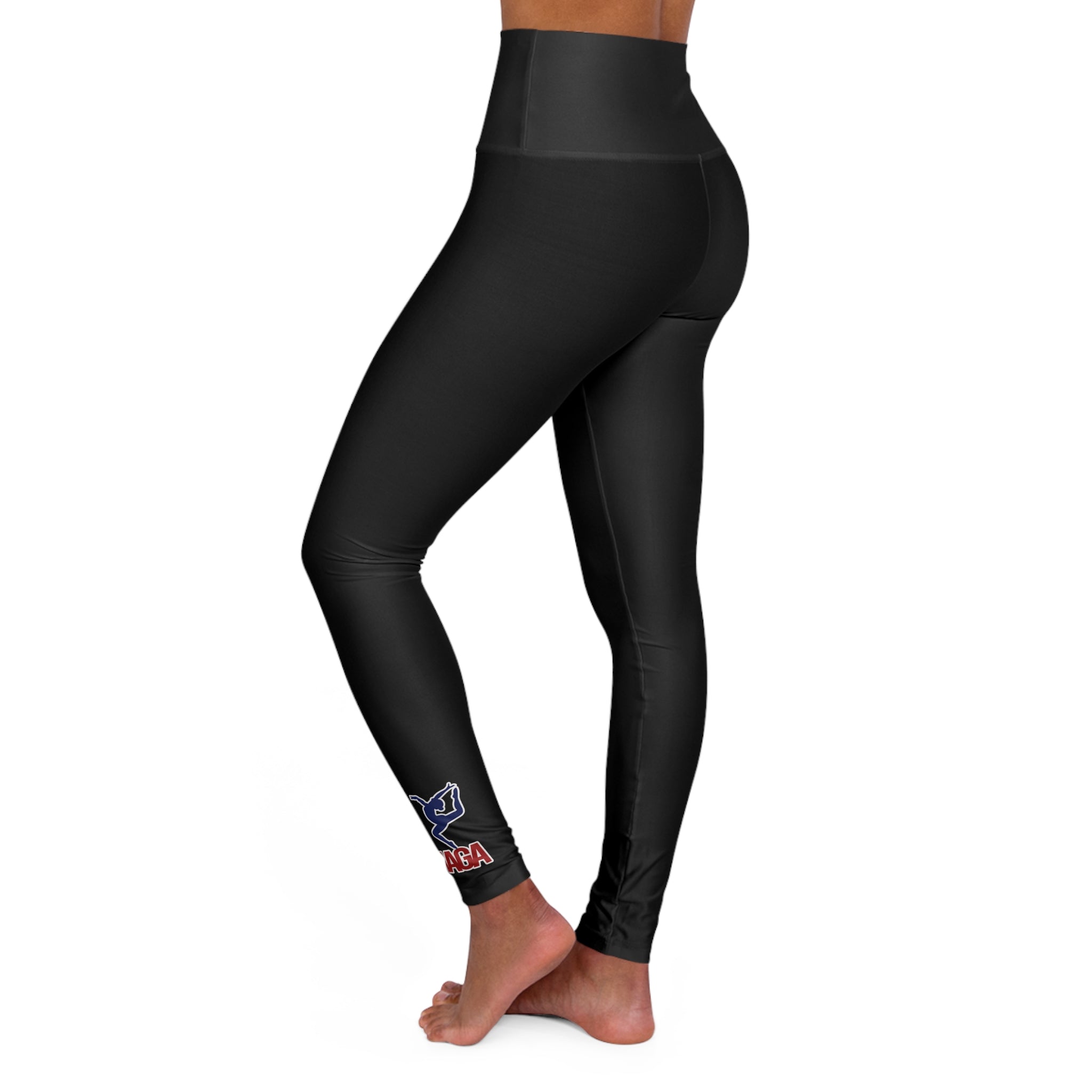 IAGA TEAM-Large Logo(Adult High Waisted Yoga Leggings (AOP)