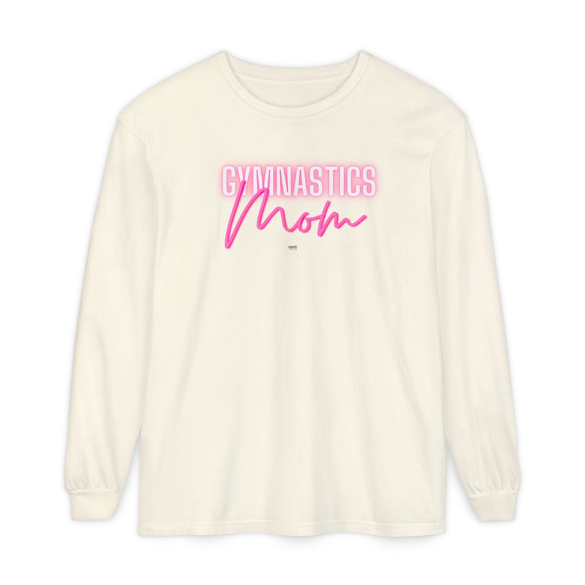 Glow Gym Mom Long Sleeve Shirt - Pink (Adult)