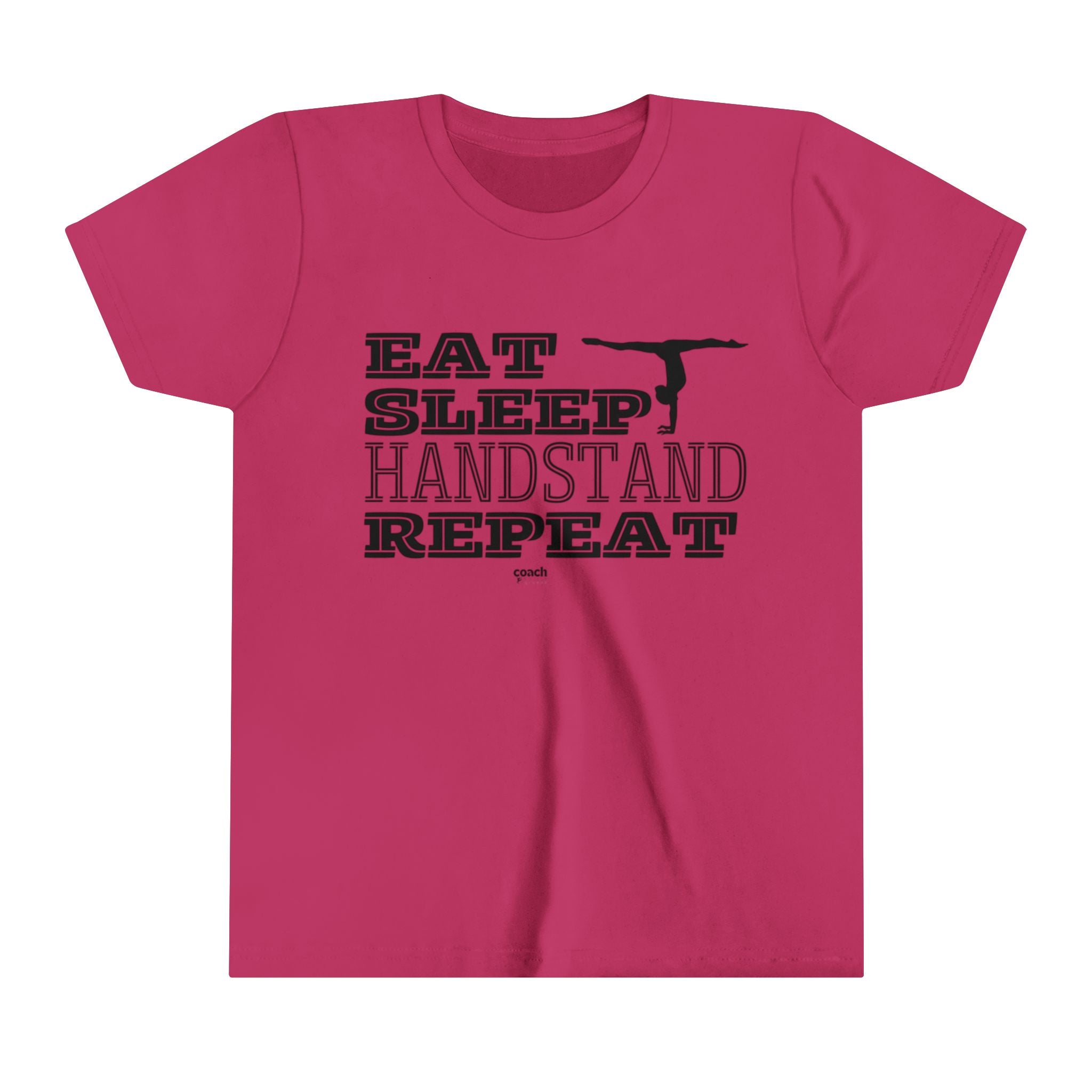 Eat, Sleep, Handstand, Repeat (Youth Short Sleeve Tee)