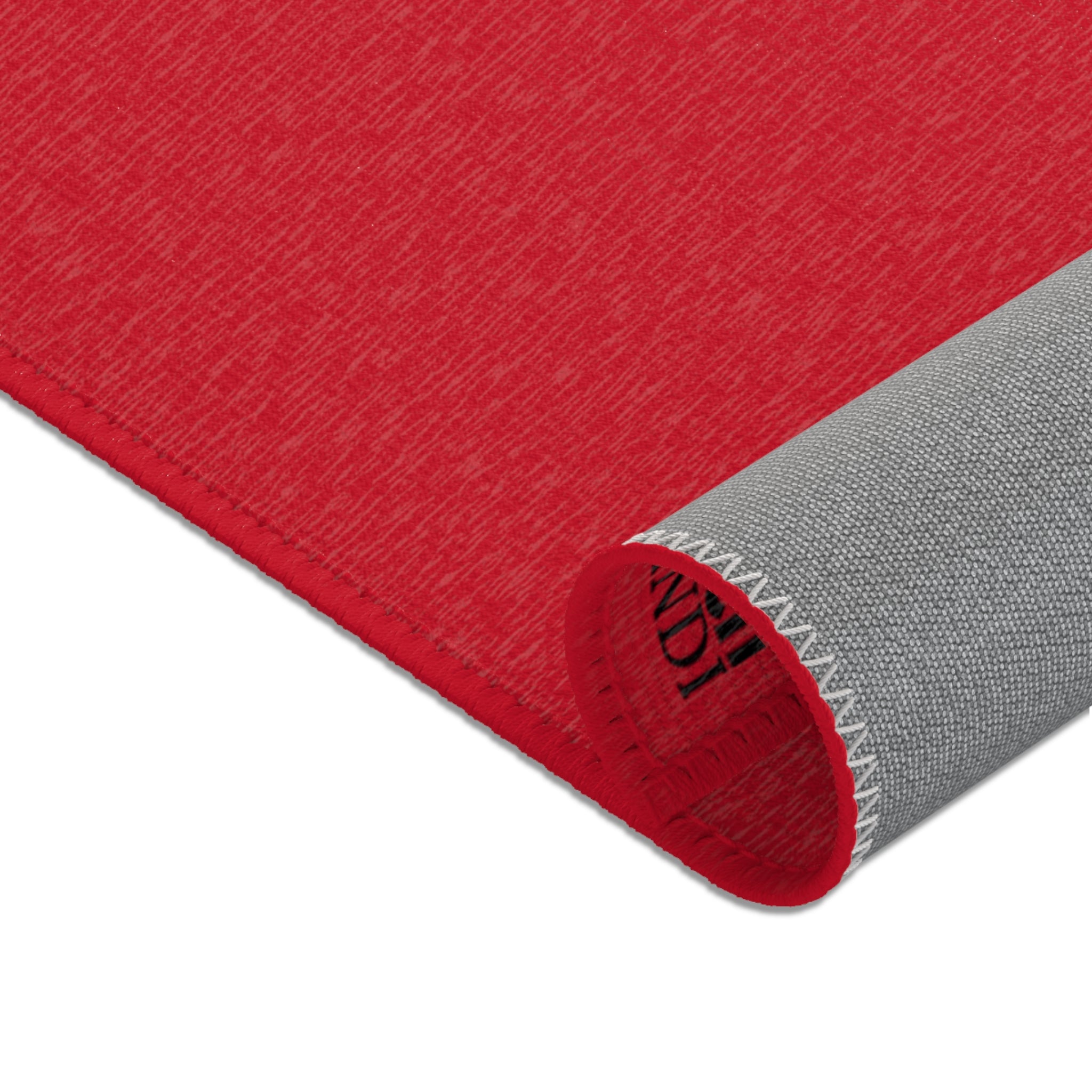 Peace, Love, Gymnastics-Red (Area Rugs)
