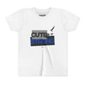 Cute & Strong Youth Short Sleeve Tee - Blue/Black