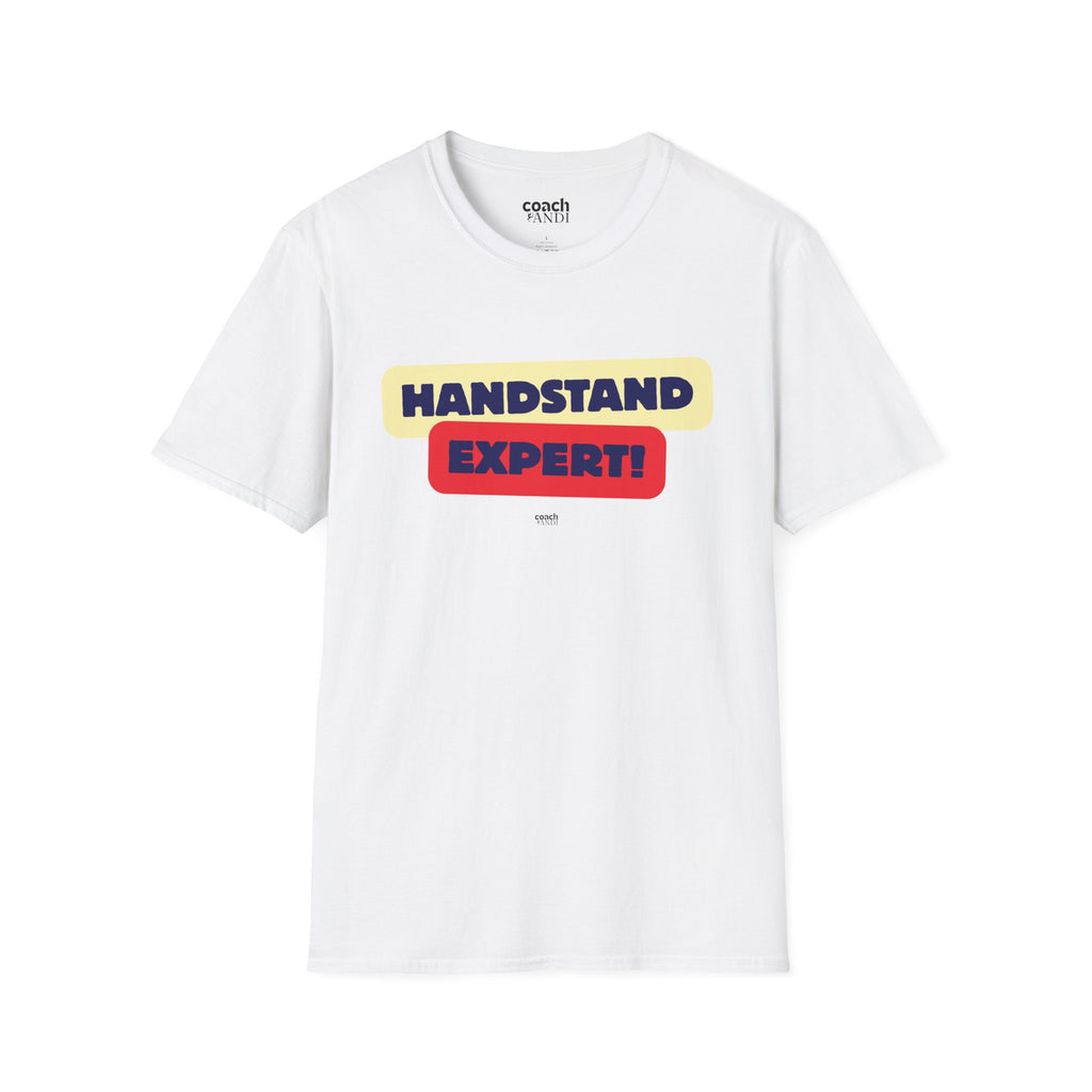 Handstand Expert Tshirt - Red/Navy (Adult)