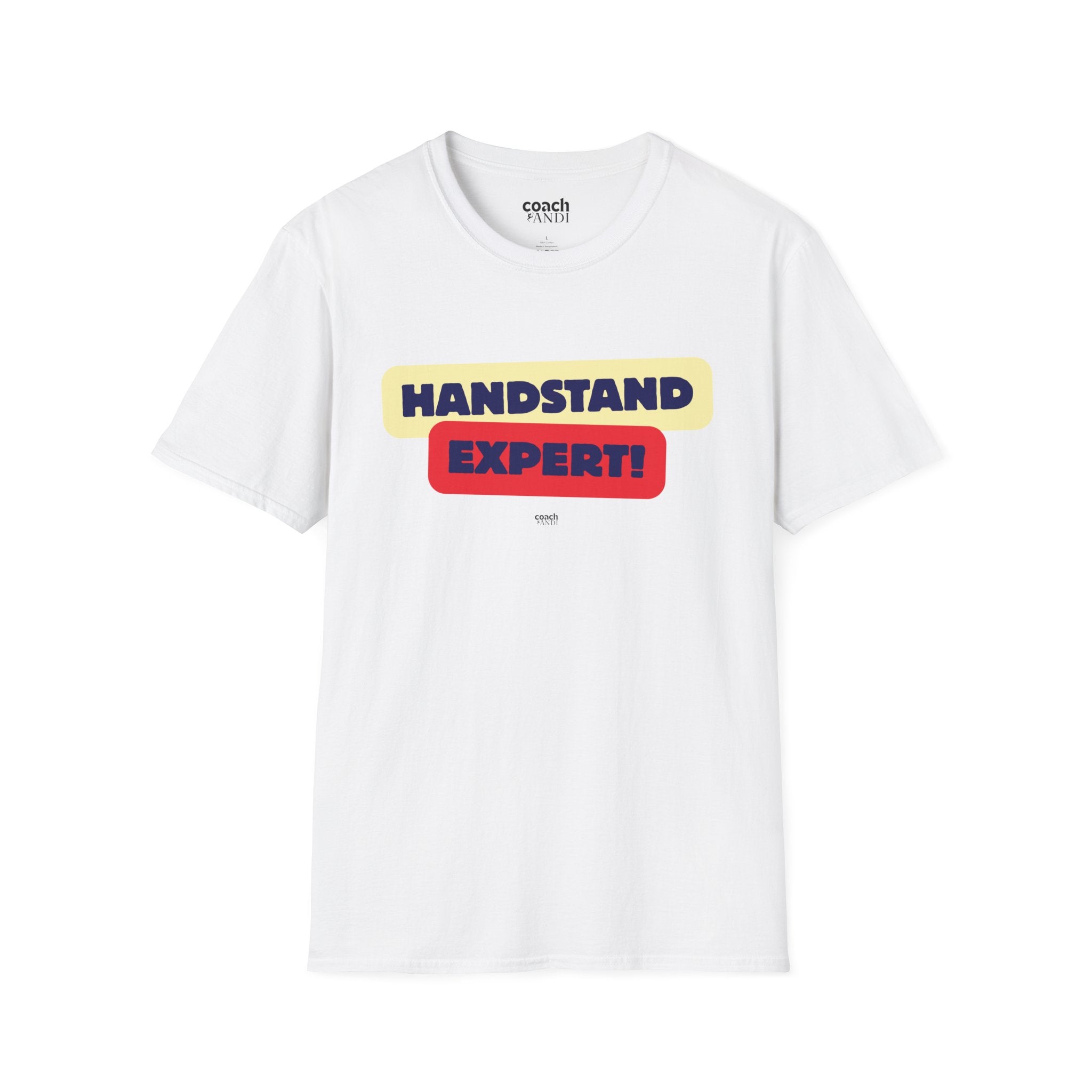 Handstand Expert Tshirt - Red/Navy (Adult)
