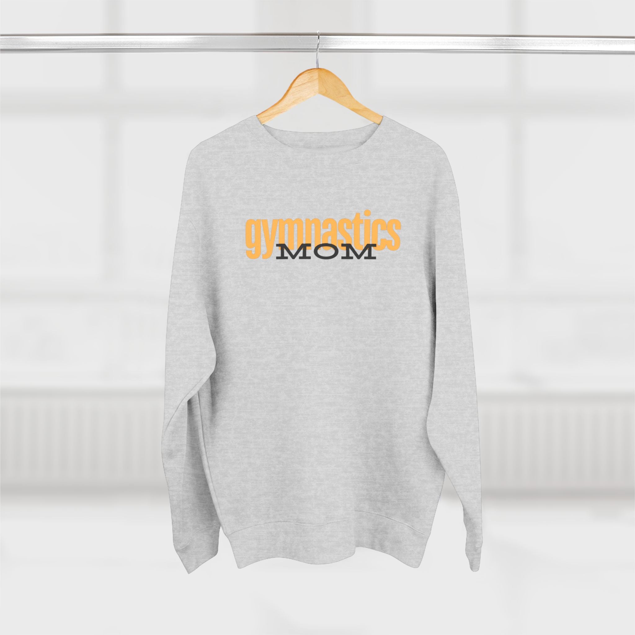 Gymnastics Mom-Goldenrod (Adult Crewneck)