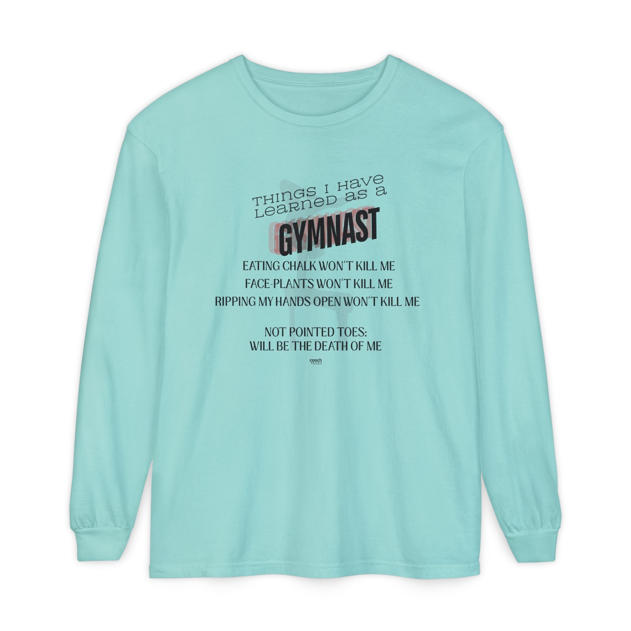 Things I Learned as a Gymnast Long Sleeve Shirt - Red (Adult)