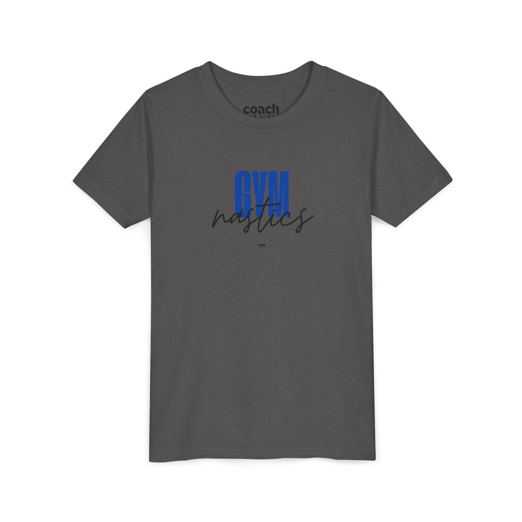 GYMnastics Short Sleeve Tee - Blue (Youth)