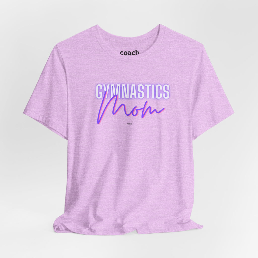 Glow Gym Mom Tshirt - Purple/Pink (Adult)