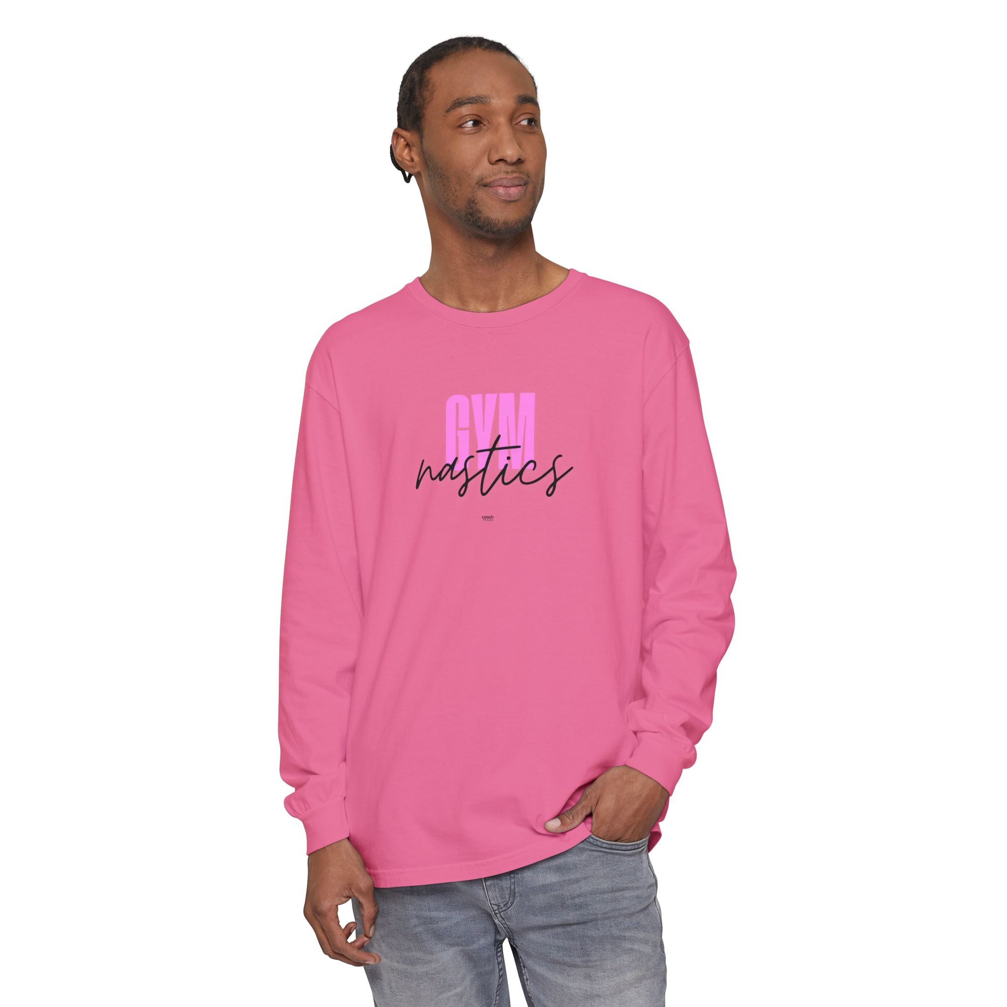 GYMnastics Long Sleeve Shirt - Pink (Adult)