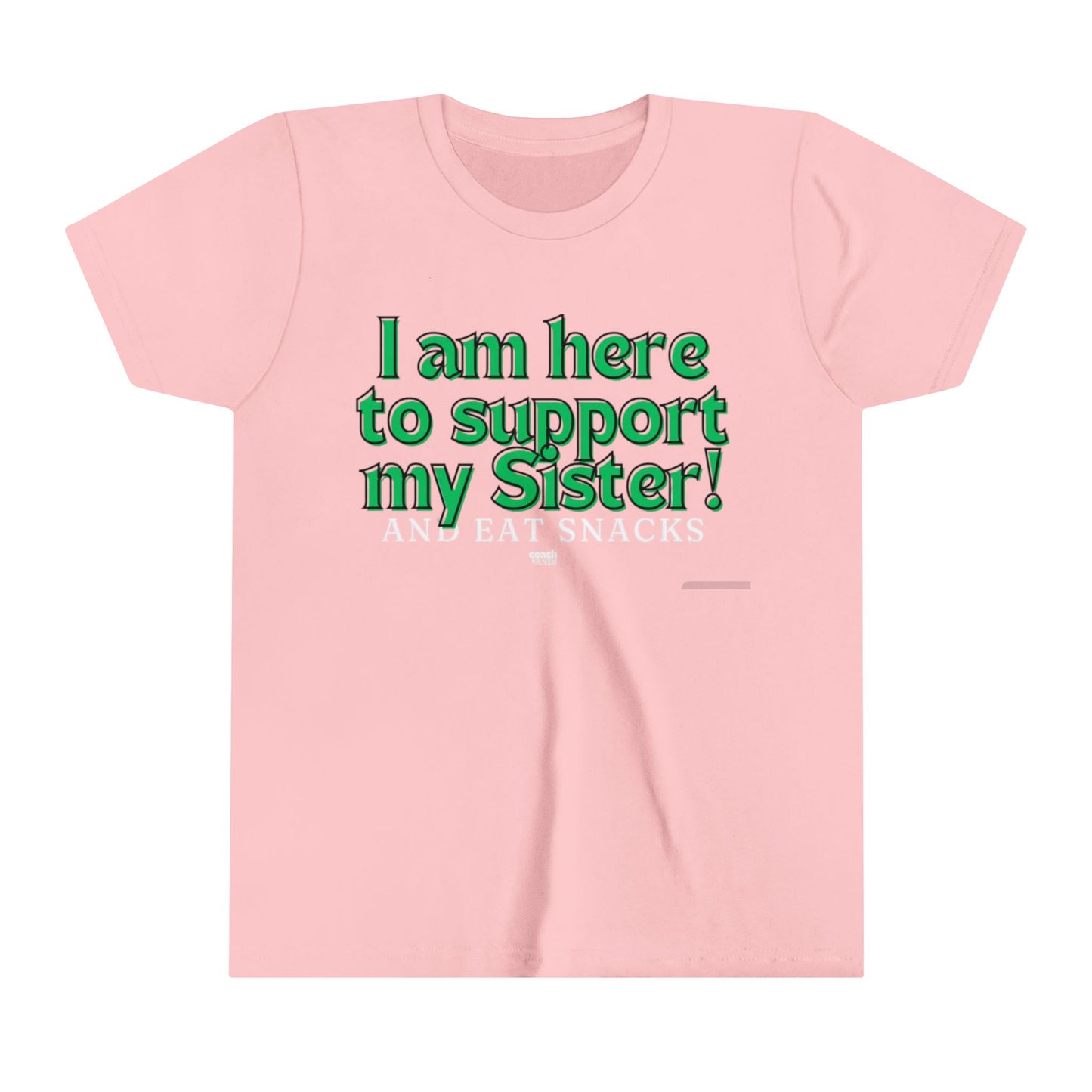 Sister Snack Support-Green (Youth Short Sleeve Tee)