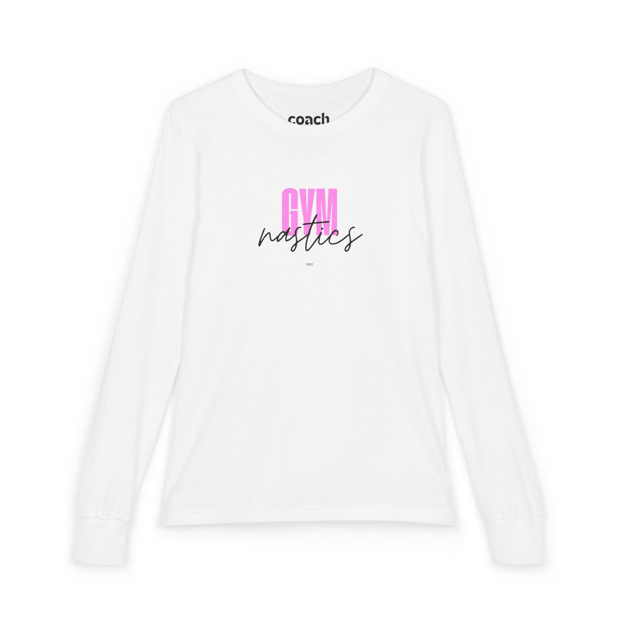 Gym-nastics Long Sleeve Shirt - Pink (Youth)