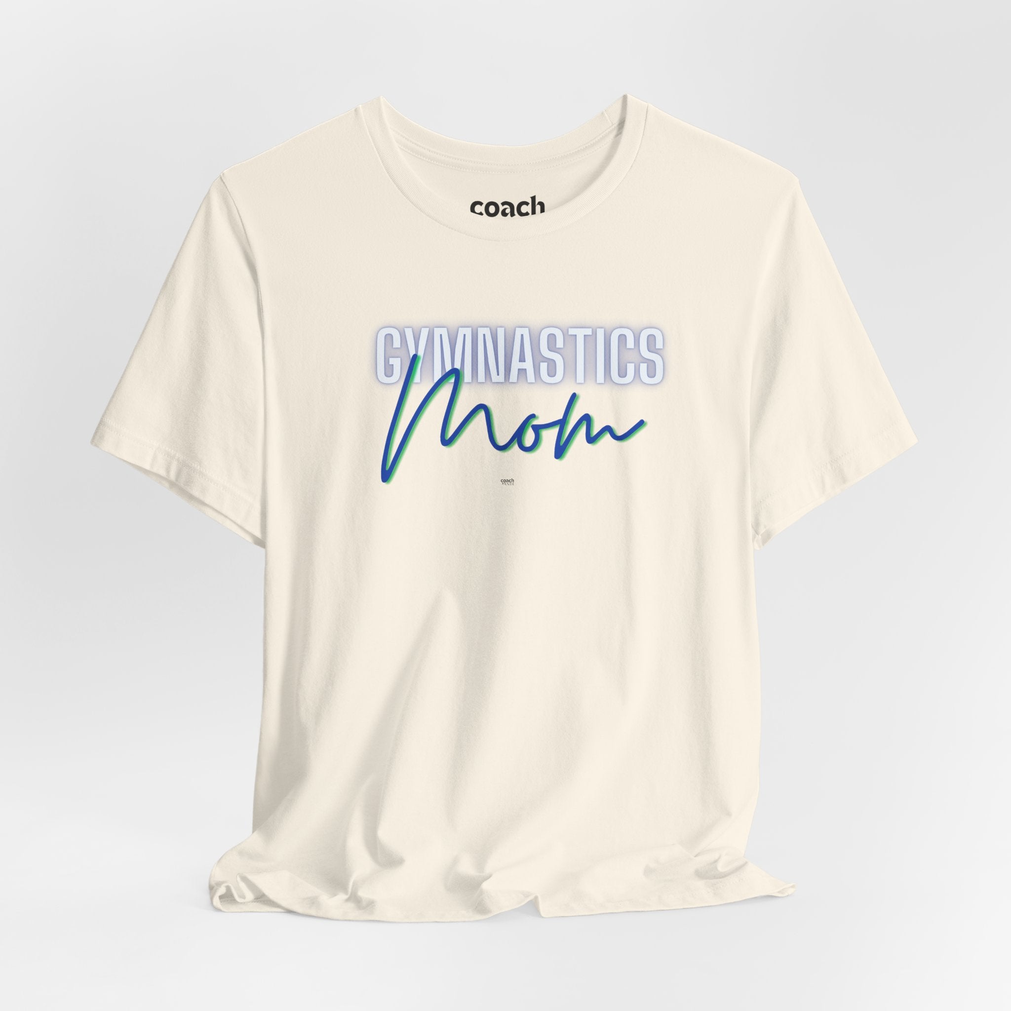 Glow Gym Mom Tshirt - Blue/Green (Adult)