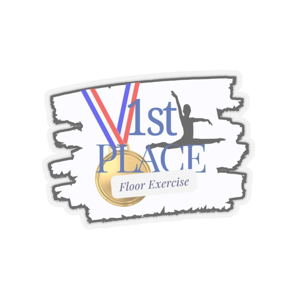 1st Place Floor (Kiss-Cut Stickers)