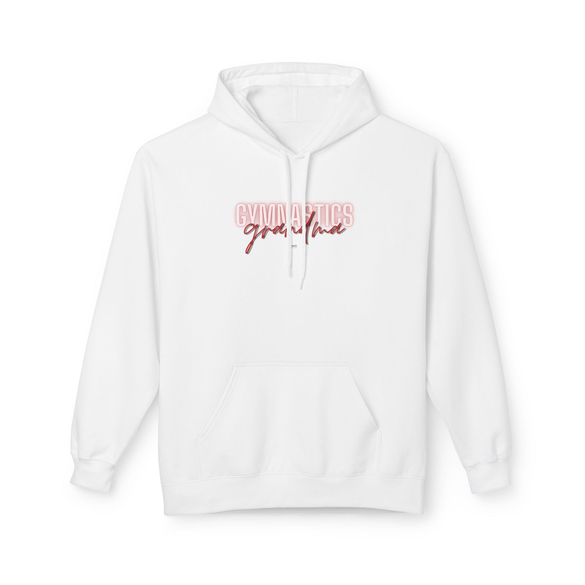 Glow Gym Gma Hoodie- Red (Adult)