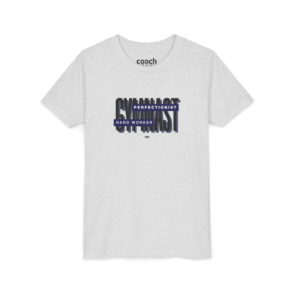 Gymnast Hard Worker Tshirt - Navy (Youth)