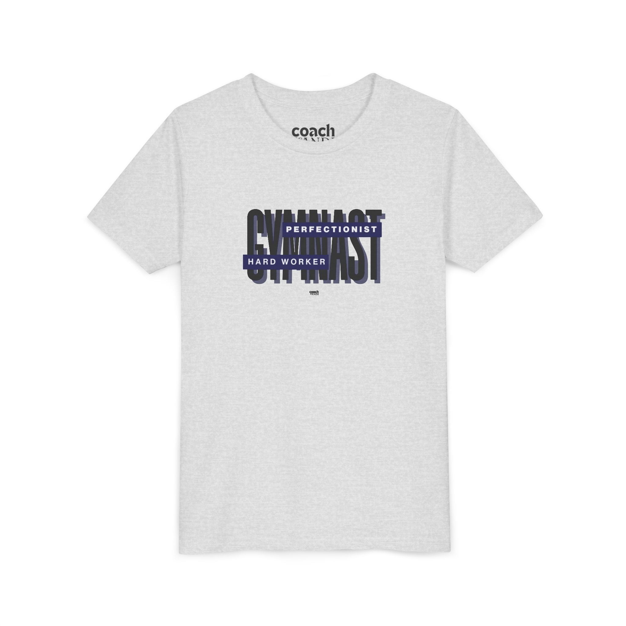 Gymnast Hard Worker Tshirt - Navy (Youth)