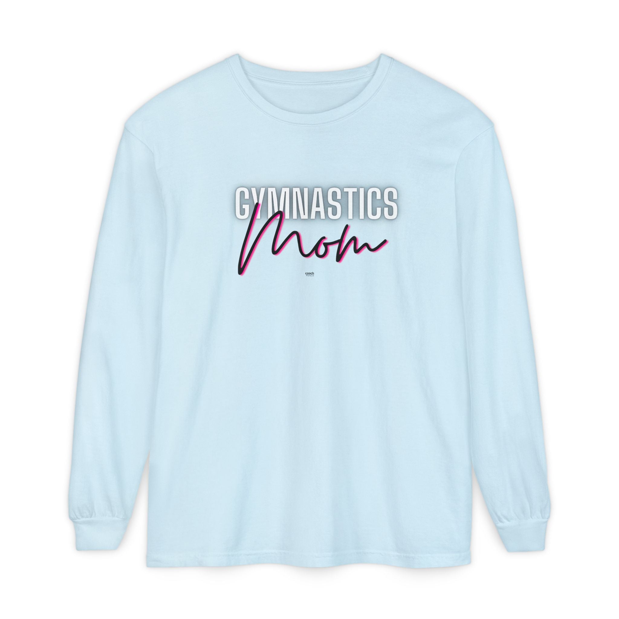 Glow Gym Mom Long Sleeve Shirt - Black/Pink (Adult)