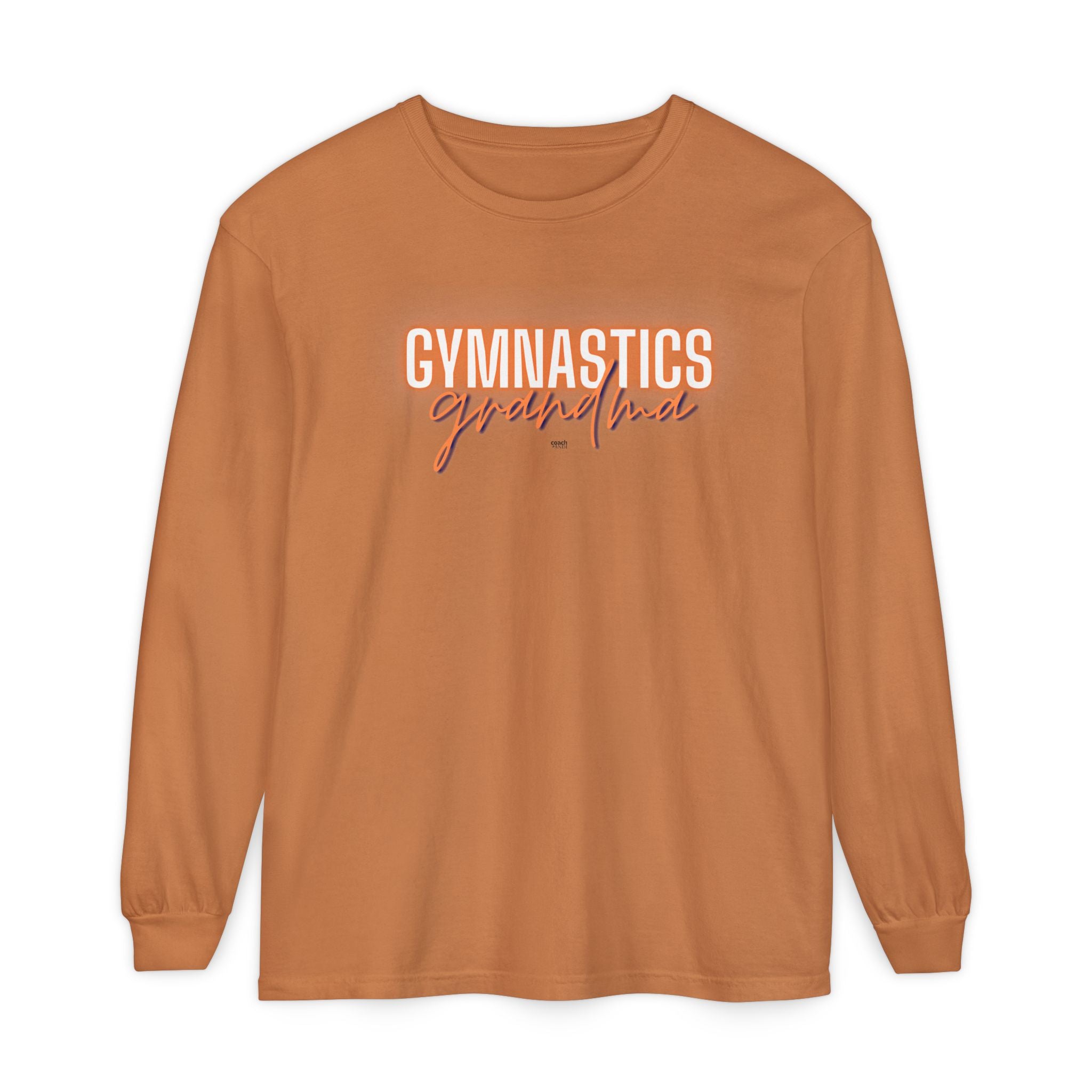 Glow Gym Gma Long Sleeve Shirt - Orange/Blue (Adult)