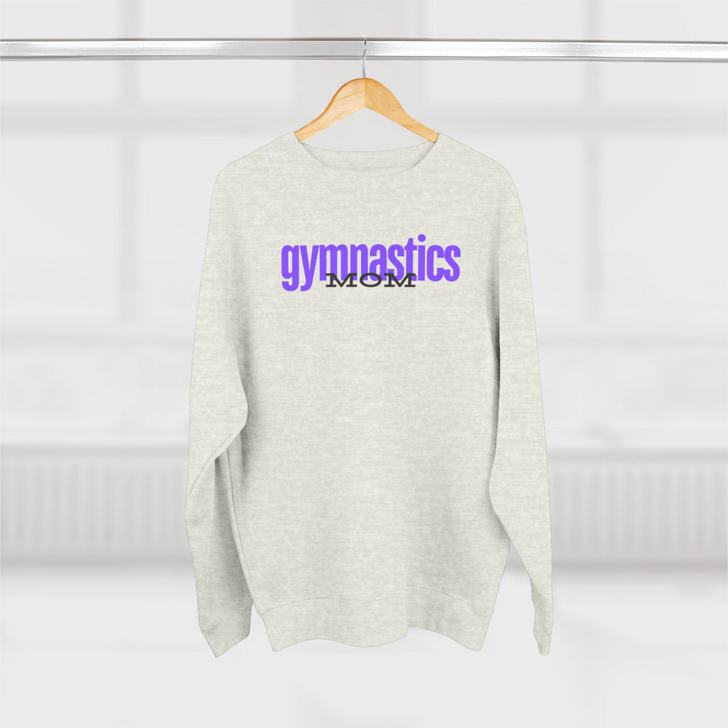 Gymnastics Mom-Purple (Adult Crewneck)