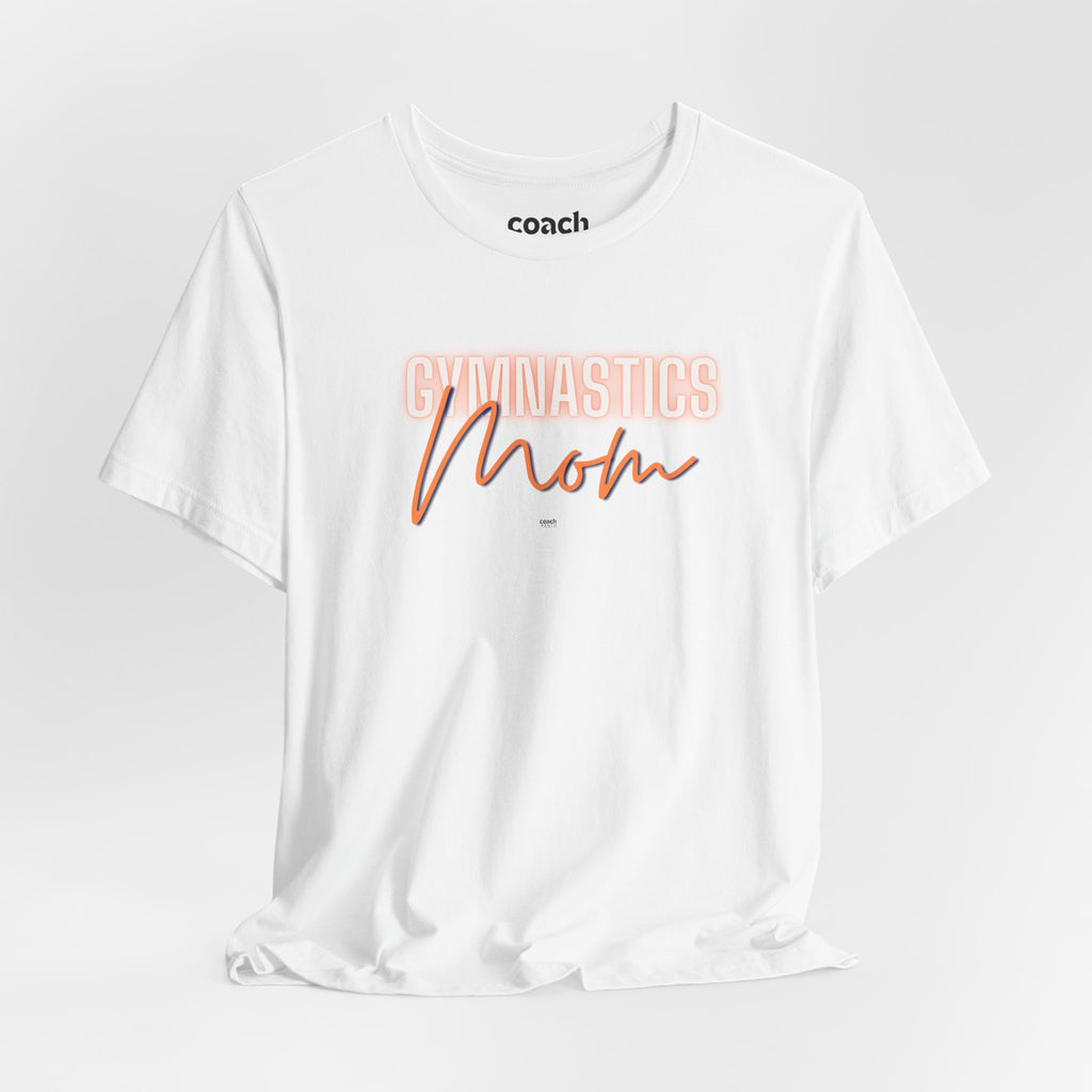 Glow Gym Mom Tshirt - Orange/Blue (Adult)