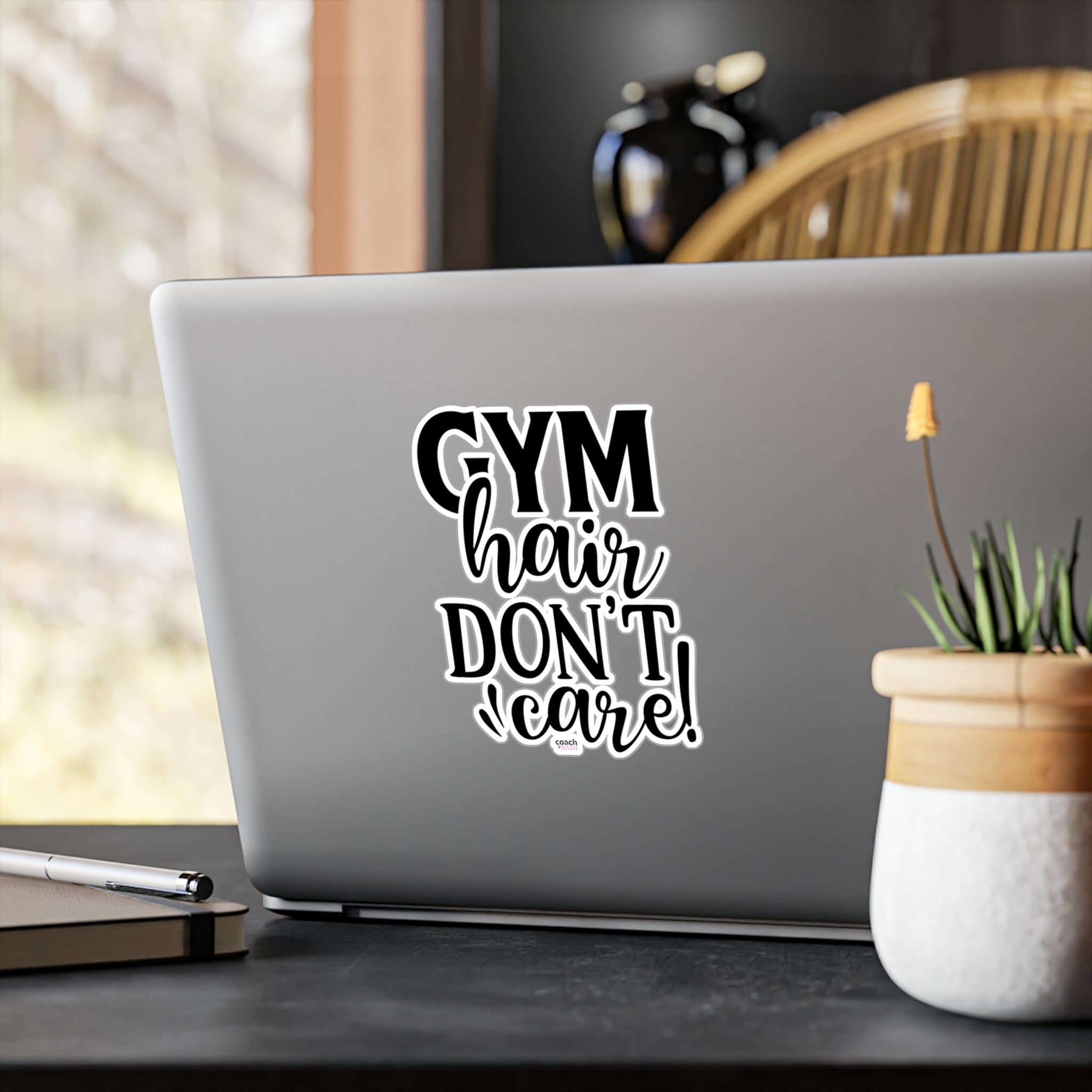 Gym Hair Don't Care (Kiss-Cut Vinyl Decals)