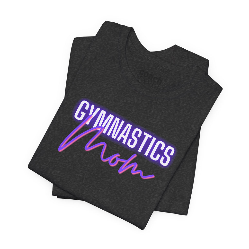 Glow Gym Mom Tshirt - Purple/Pink (Adult)