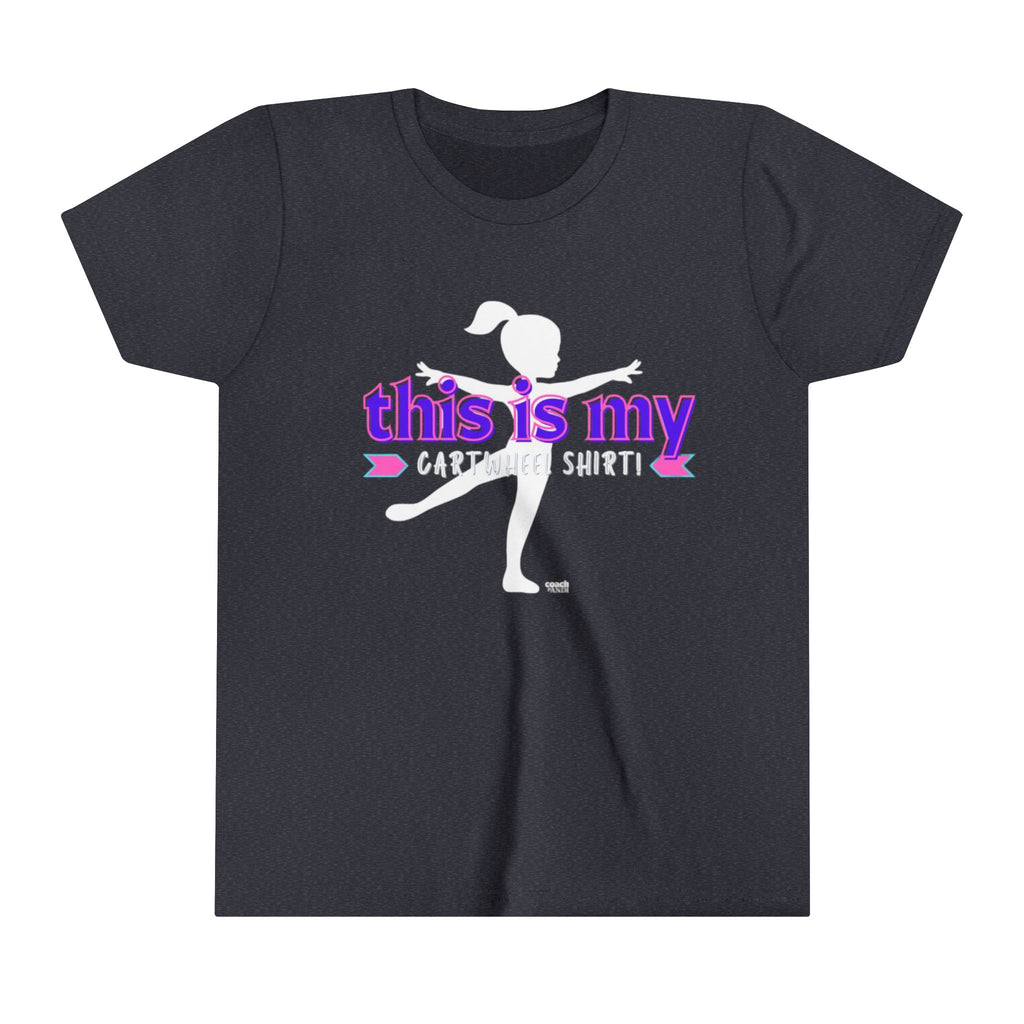 My Cartwheel Shirt-Purple/Pink (Youth Short Sleeve Tee)