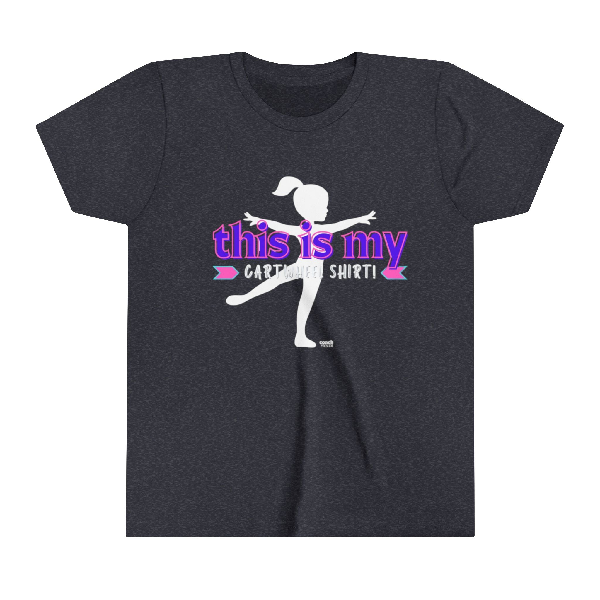 My Cartwheel Shirt-Purple/Pink (Youth Short Sleeve Tee)