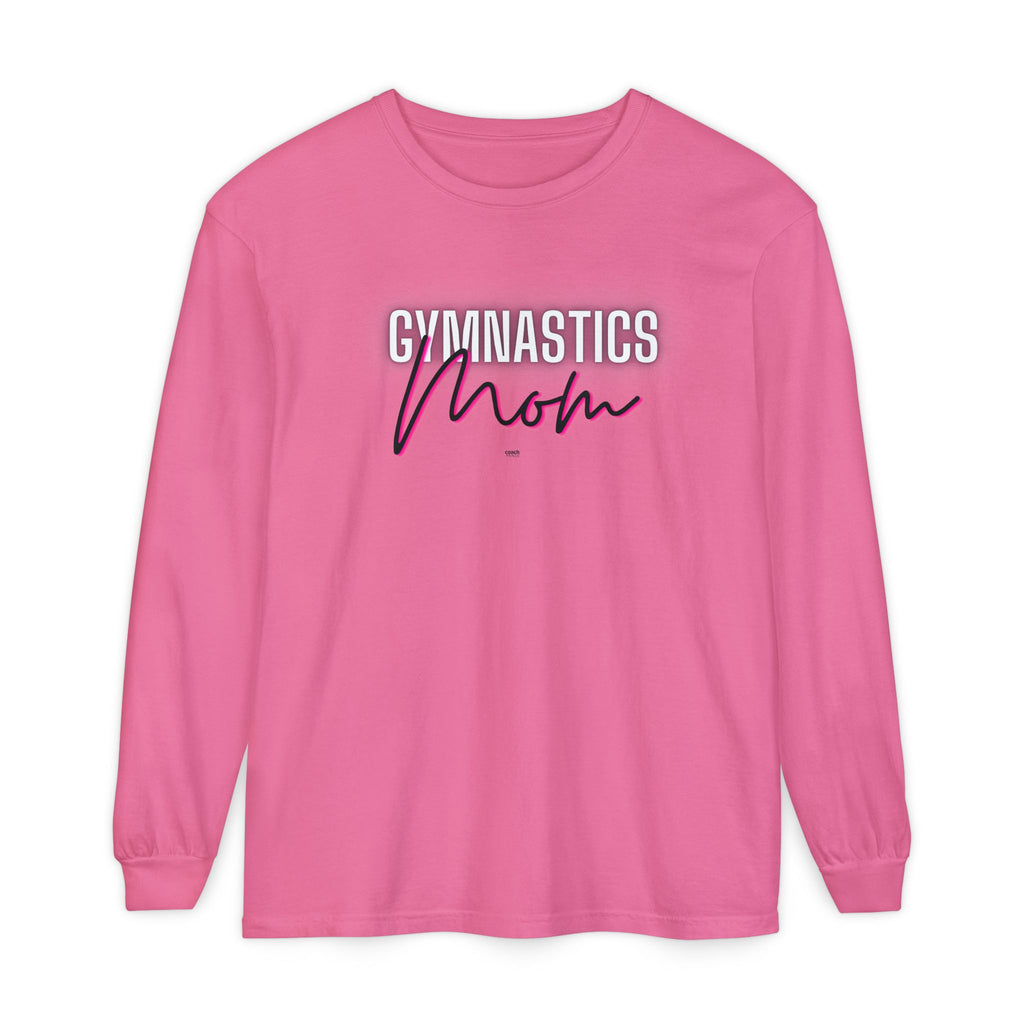 Glow Gym Mom Long Sleeve Shirt - Black/Pink (Adult)