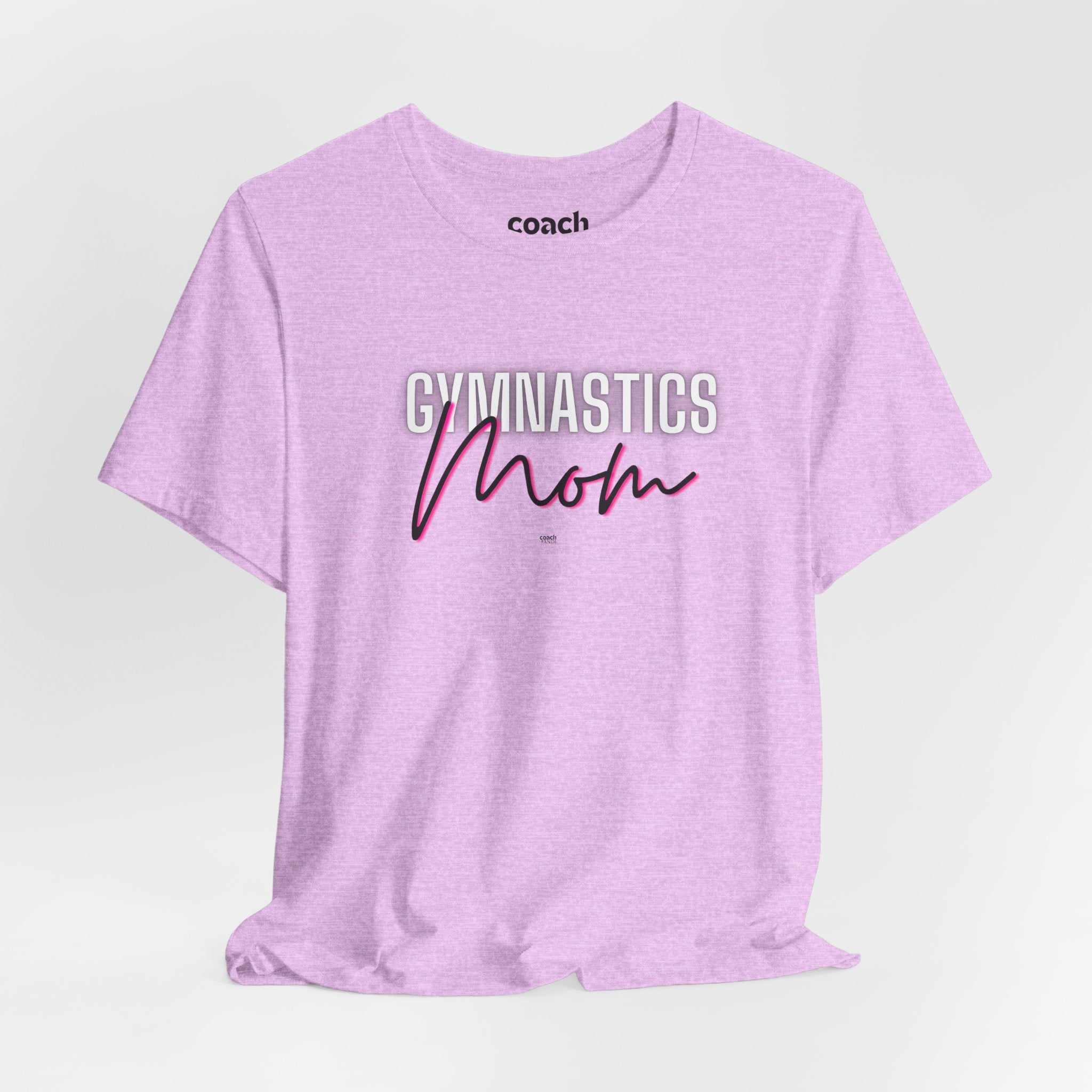 Glow Gym Mom Tshirt - Black/Pink (Adult)