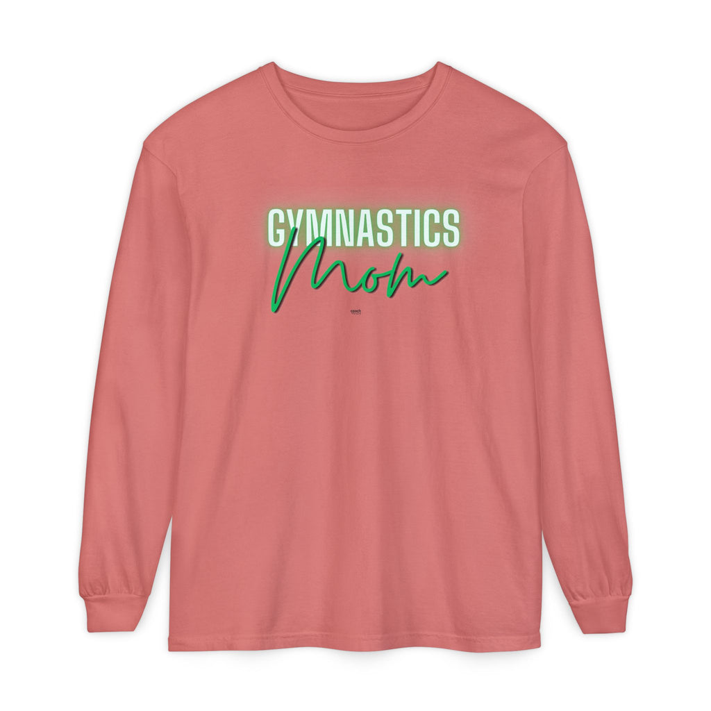 Glow Gym Mom Long Sleeve Shirt - Green (Adult)