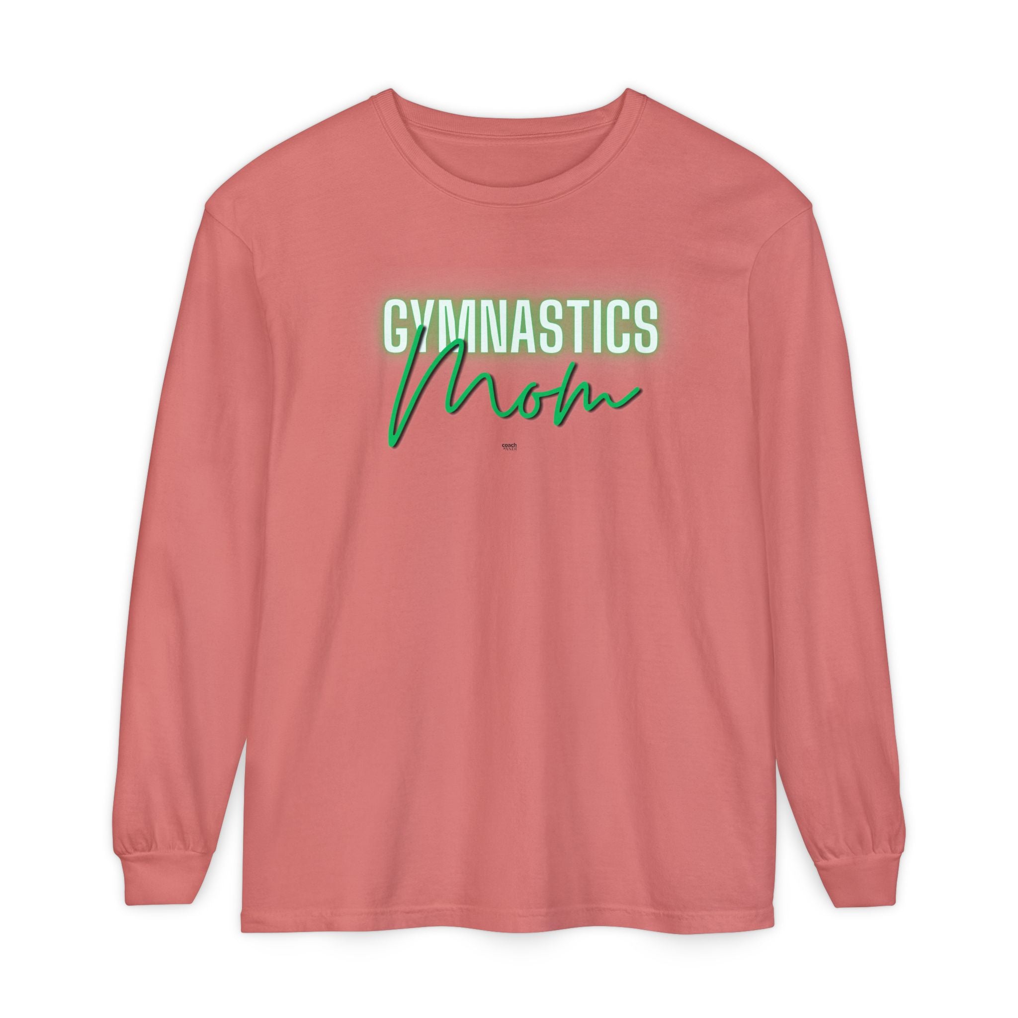 Glow Gym Mom Long Sleeve Shirt - Green (Adult)