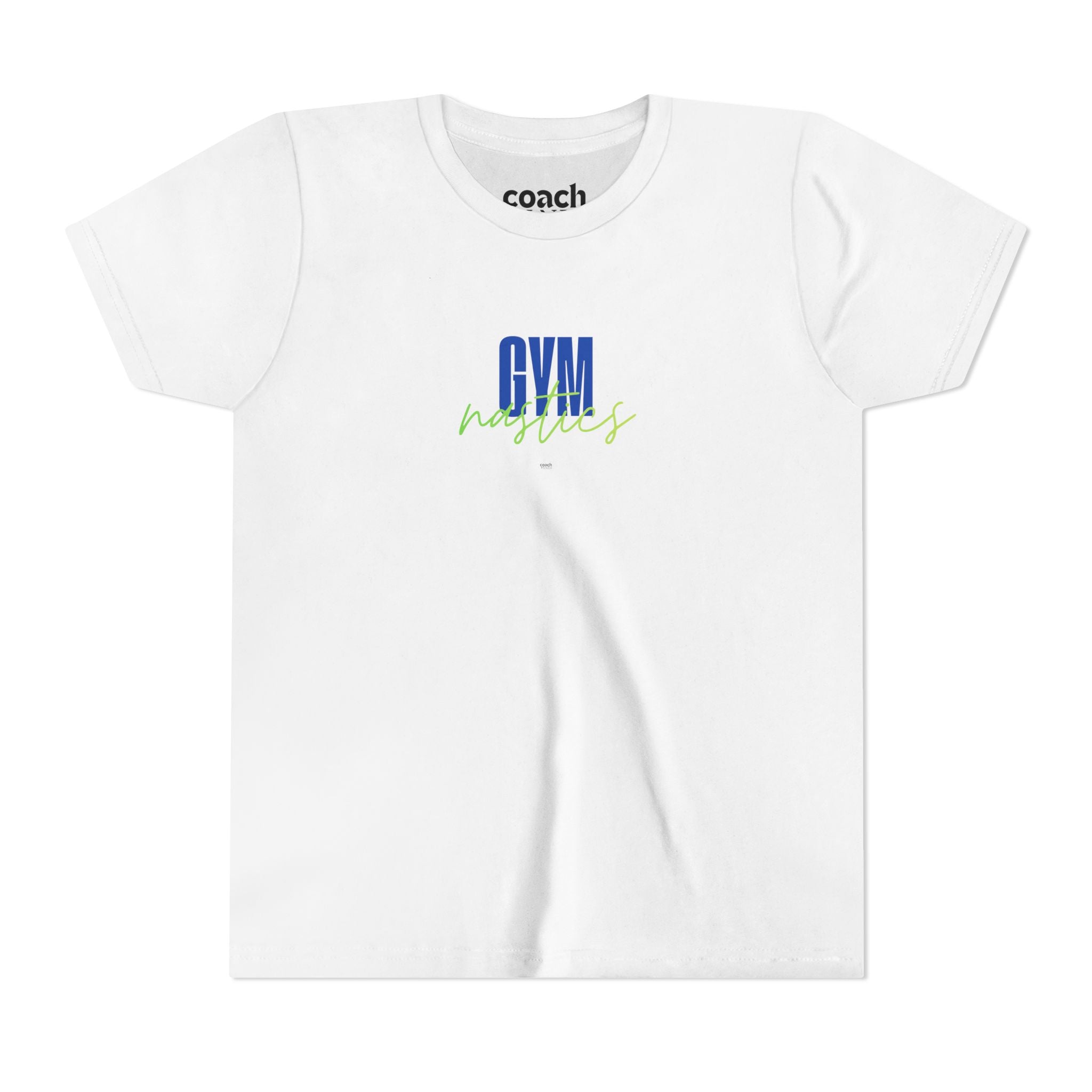 GYMnastics Short Sleeve Tee - Blue/Lime (Youth)