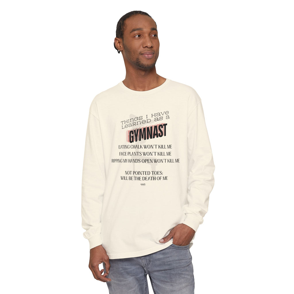 Things I Learned as a Gymnast Long Sleeve Shirt - Red (Adult)