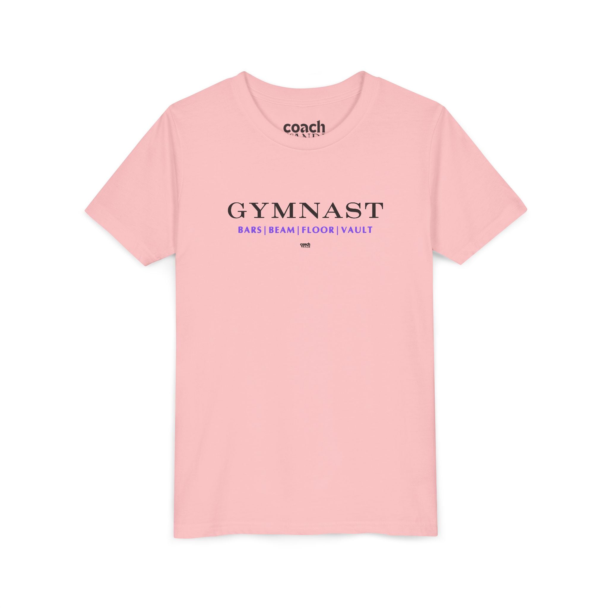 GYMNAST (Bars Beam Floor Vault) Tshirt - Purple (Youth)