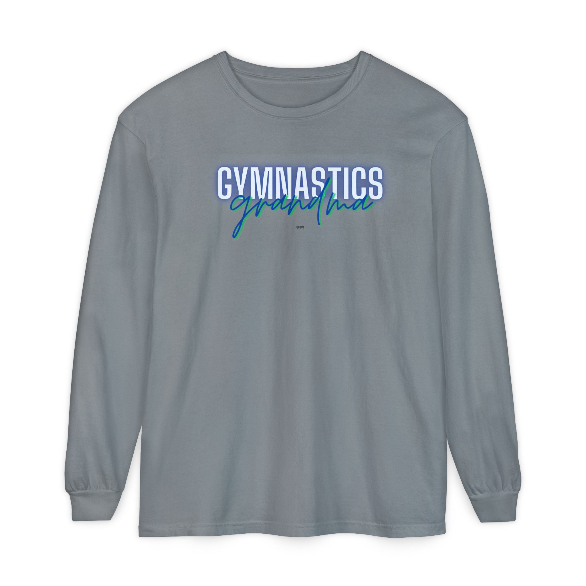 Glow Gym Gma Long Sleeve Shirt - Blue/Green (Adult)