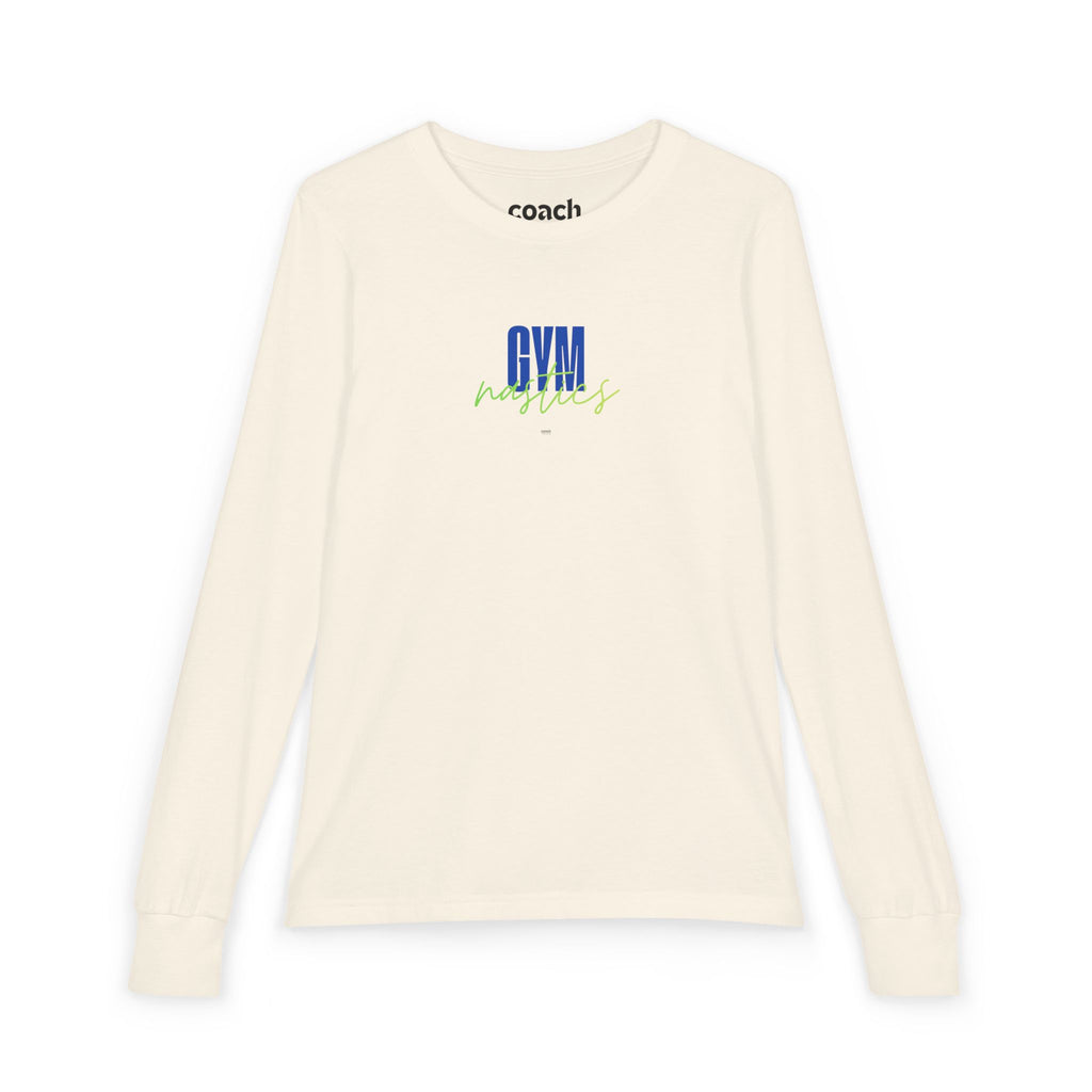 GYMnastics Long Sleeve Shirt - Blue/Lime (Youth)